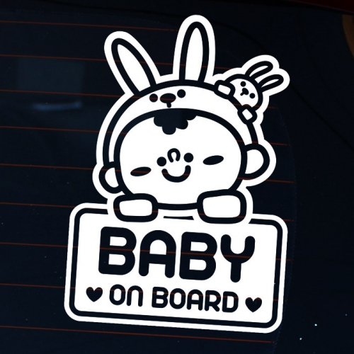 자동차스티커_토토 baby on board