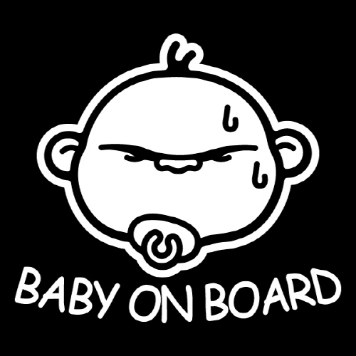 자동차스티커_쭈쭈_Baby on Board
