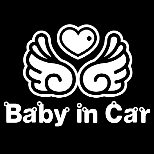 자동차스티커_Baby wing_Baby in Car