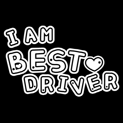 자동차스티커_Best Driver