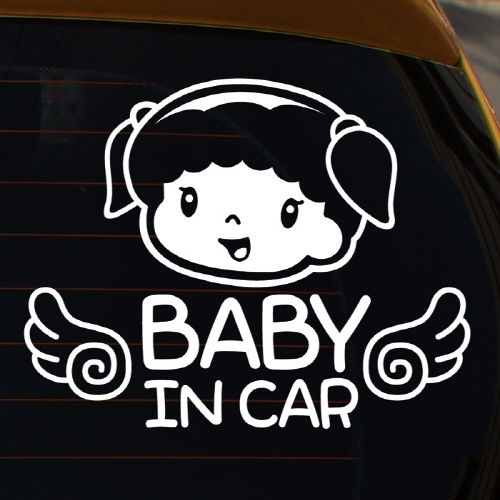 미미 날개 baby in car