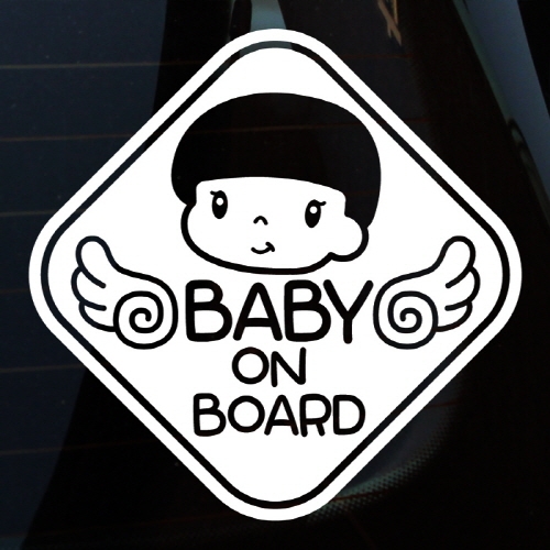 쿠쿠 마름모 baby on board