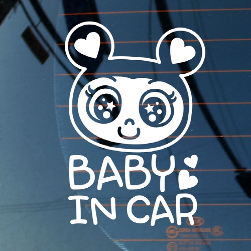 하트 인형 Baby in car