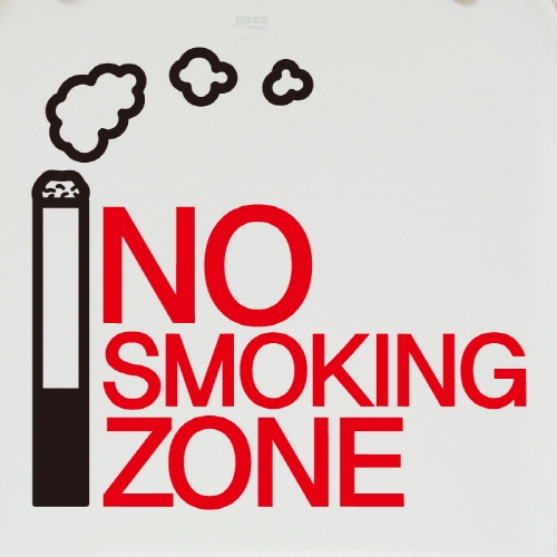 금연스티커_담배연기 NO SMOKING ZONE