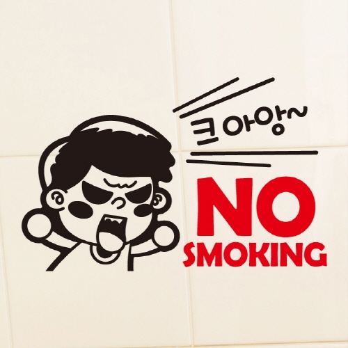 금연스티커_크아앙 NO SMOKING