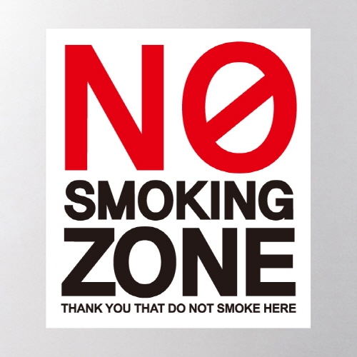 금연스티커_사인 NO SMOKING ZONE(칼라)