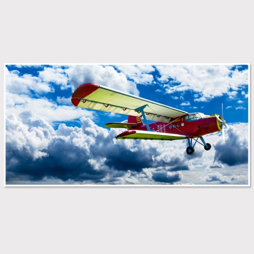와이드 액자/ FA353 창공의 비행기 - 알루미늄 대형  슬림 모던 액자