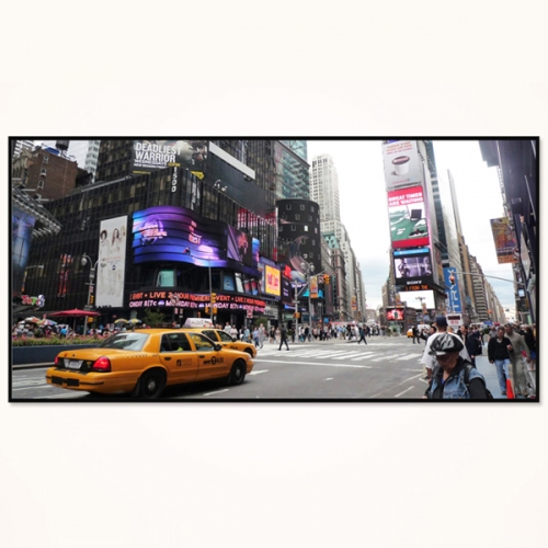 와이드 액자/ FA359 뉴욕 타임스퀘어 - 알루미늄 대형  슬림 모던 액자