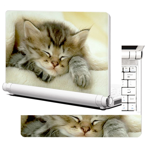 NB263-낮잠자는 고양이-노트북스티커